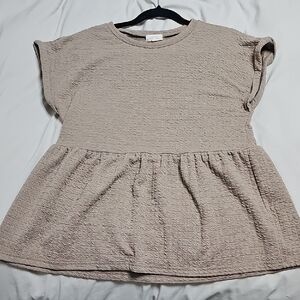 Roolee Textured Tan Top